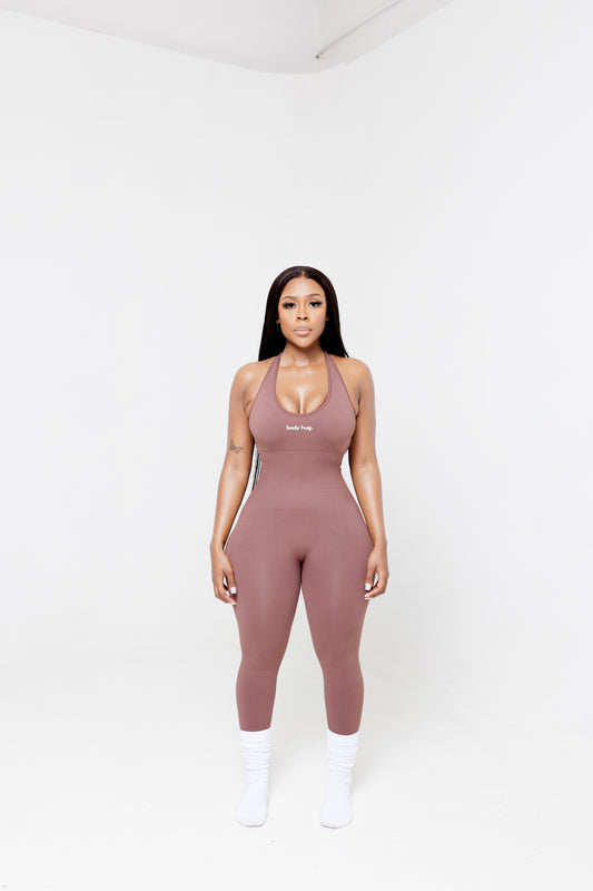Mocha jumpsuit